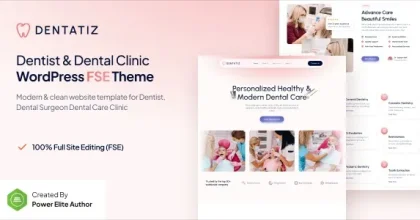 Dentatiz - Dentist & Dental Care Clinic FSE WordPress Theme