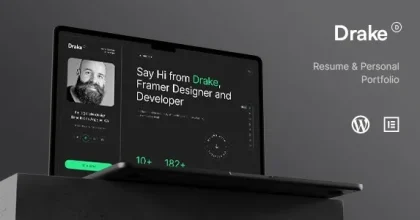 Drake - Personal Portfolio Resume Theme