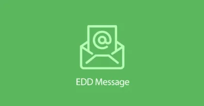 Easy Digital Downloads Message Addon