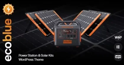 EcoBlue – Power Station & Solar Kits WordPress Theme