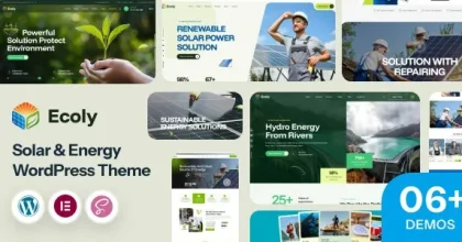 Ecoly - Solar Ecology & Environment WordPress Theme