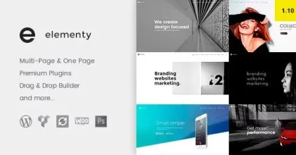 Elementy – Multipurpose One & Multi Page WordPress Theme
