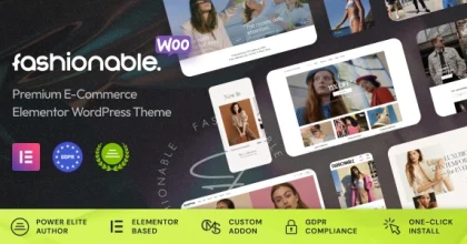 Fashionable – Clothing & Apparel WooCommerce WordPress Theme