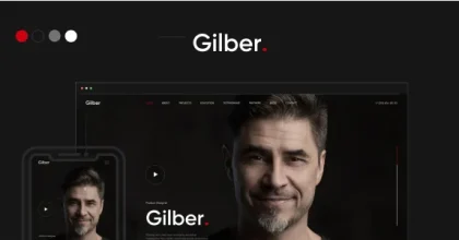 Gilber - Personal WordPress Theme