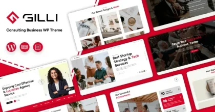 Gilli - Business Consulting WordPress Theme