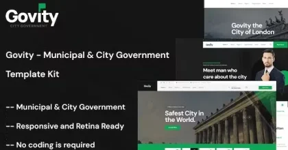 Govity – Municipal & Government Elementor Template Kit