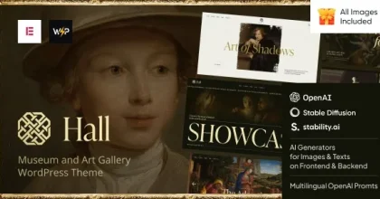 Hall – Museum and Art Gallery WordPress Theme