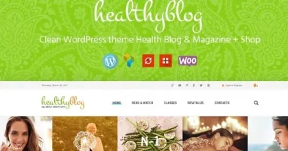 Healthy Living – Blog with Online Store Theme