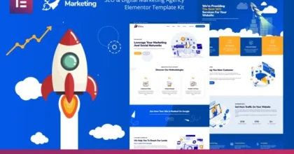 Influence Marketing – SEO & Digital Agency Elementor Template Kit