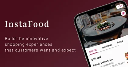 InstaFood QR Menu, food delivery, pickup and dine-in for WordPress