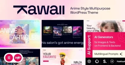 Kawaii – Anime Creative Original WordPress Theme