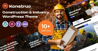 Konstruc - Construction & Industry WordPress Theme
