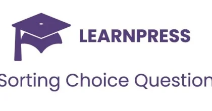 LearnPress: Sorting Choice Question