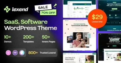 Lexend - Software, SaaS & Startup WordPress Theme