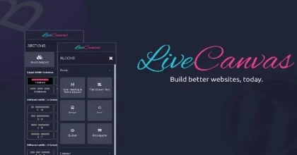 LiveCanvas – Pure HTML and CSS WordPress builder