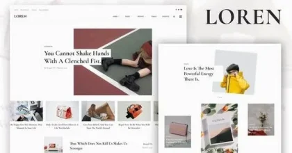 Loren - Responsive WordPress Blog Theme