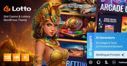 Lotto - Slot Casino & Lottery WordPress Theme