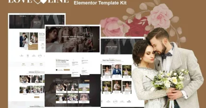 Loveline - Wedding & Wedding Planner Elementor Pro Template Kit