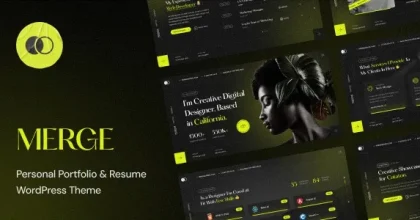 Merge – Personal Portfolio & Resume WordPress Theme