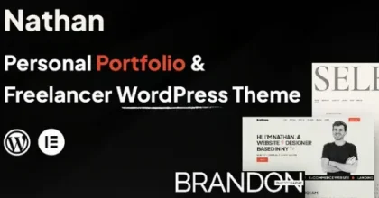Nathan - Personal Portfolio WordPress Theme