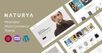 Naturya – Minimalist WooCommerce WordPress Theme