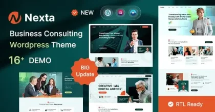 Nexta - Business Consulting Wordpress Theme