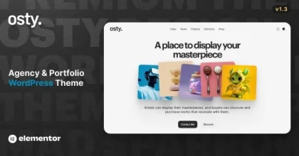 Osty – Creative Agency and Portfolio Theme