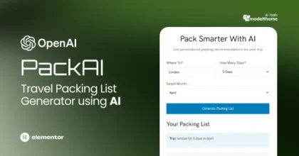 PackAI - Travel Packing List Generator for WordPress