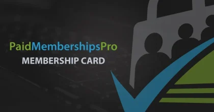 Paid Memberships Pro: Membership Card