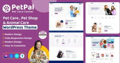 Petpal - Pet Care & Pet Shop WordPress Theme
