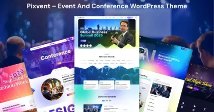 Pixvent – Event and Conference WordPress Theme