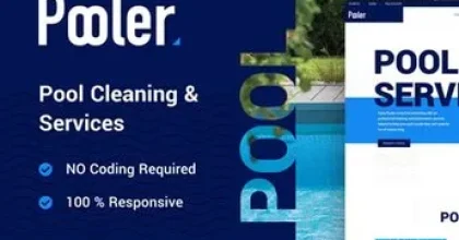 Pooler – Swimming Pool Cleaning Services WordPress Theme