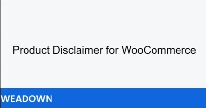 Product Disclaimer for WooCommerce
