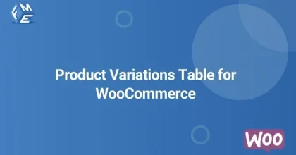 Product Variations Table for WooCommerce