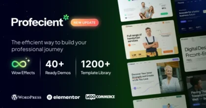 Profecient - Multipurpose Elementor Business & WooCommerce WordPress Theme