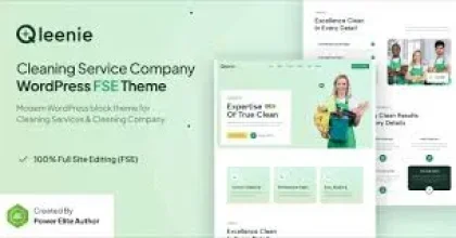 Qleenie – Cleaning Service Company FSE WordPress Theme