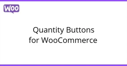 Quantity Buttons for WooCommerce