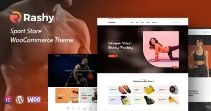 Rashy - Sport Store WooCommerce Theme