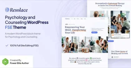 Resolace – Psychology & Counseling FSE WordPress Theme