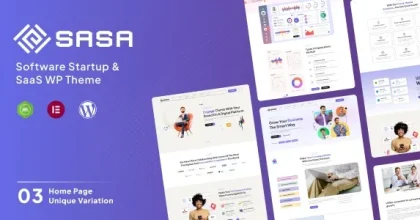 SaSa .– Startup WordPress Theme