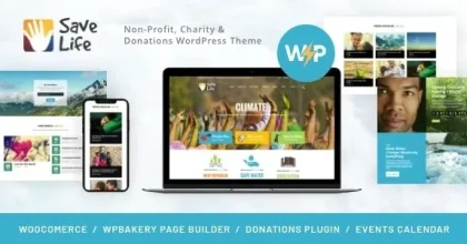 Save Life – Non-Profit, Charity & Donations WordPress Theme