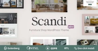 Scandi - Decor & Furniture Shop WooCommerce Theme