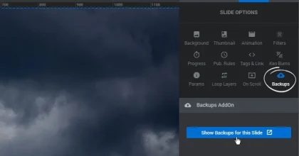 Slider Revolution Add-On Backups