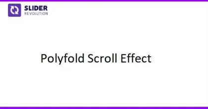 Slider Revolution Polyfold Scroll Add-On