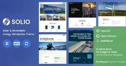 Solio - Solar & Renewable Energy WordPress Theme