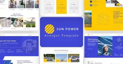 SunPower – Solar Renewable Energy Theme