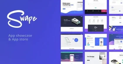 Swape - App Showcase & App Store WordPress Theme