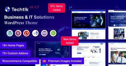 Techtlk – Business & IT Solutions WordPress Theme