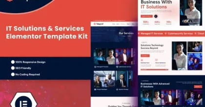 Tekprof – IT Solution & Technology Elementor Template Kit