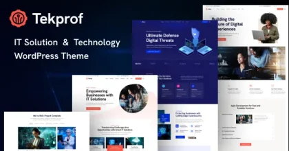 Tekprof - IT Solution & Technology Elementor WordPress Theme